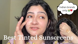 Best Tinted Sunscreens from Indian Brands 🇮🇳 Tinted Sunscreens for all skin types [upl. by Chor]