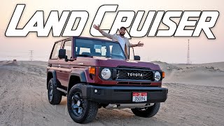 I bought the oldest production car in the UAE market Toyota Land Cruiser LC 70 V6 2024 [upl. by Adnylem976]