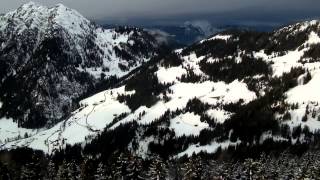 Gondelbahn  Verbindungsbahn  Alpbach Auffach in Tirol 2 Sektion 16122012 [upl. by Fleisher]