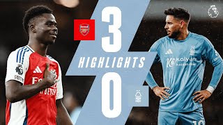 Arsenal 30 Forest  Premier League Highlights [upl. by Eerahs]