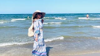 Family outing at Riccione beach 🏖️ Italy 🇮🇹 [upl. by Seraphine]