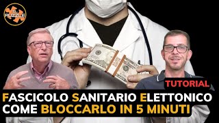 Fascicolo sanitario elettronico come bloccarlo in 5 minuti  Tutorial [upl. by Gonick]