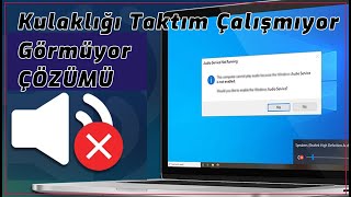 Kulaklığı Taktığımda Bilgisayar Görmüyor  ÇÖZÜMÜ [upl. by Halette]