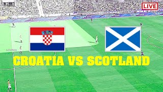 🔴 UŽIVO Hrvatska vs Škotska  Današnja utakmica UEFA Lige nacija A [upl. by Kant]