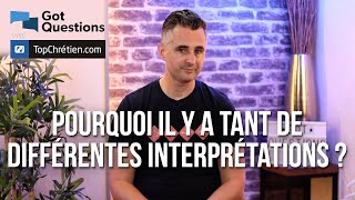 Pourquoi il y a tant de différentes interprétations [upl. by Ledniahs]