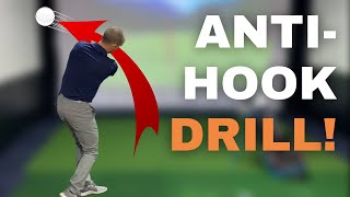 Stop Hooking The Golf Ball  Anti Hook Drill [upl. by Koss359]