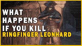 What Happens if you Kill Ringfinger Leonhard in Dark Souls 3 [upl. by Hayward]