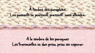 Zaz  La Pluie CON LETRA FrancesEspañol [upl. by Zebaj]