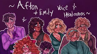 Aftons  Emilys Voice Headcanons  FNAF AU [upl. by Morly]