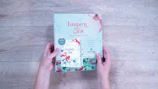 Inspire FAITH Bible Large Print  NLT  The Bible for Coloring amp Creative Journaling [upl. by Yuri]