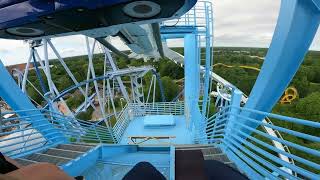 Front row on Alpengeist at Busch Gardens Williamsburg [upl. by Eem]