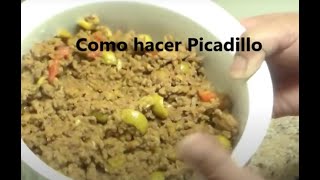 Como hacer carne MolidaPicadillo 0 Guisada para rellenos de papaalcapurriaspastelillos [upl. by Anyale]