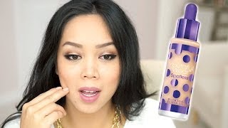 NEW Physicians Formula Youthful Wear Spotless Foundation first impression review  itsjudytime [upl. by Yenittirb537]