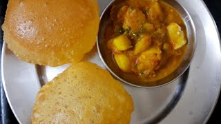 Hing puri with sabji no onion garlic recipe eat in lunch dinner [upl. by Bresee]