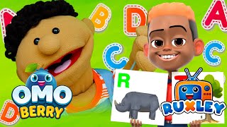 Ruxleys ABC Phonics Song  OmoBerry amp Friends  ABC Song Nursery Rhymes  Alphabet Song  Letters [upl. by Gord]