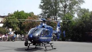 HD  Bundespolizeihubschrauber EC 135 Landeanflug  Landung [upl. by Modern]