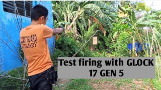 Test firing of Glock 17 Gen 5 [upl. by Ahsya]