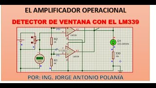 Diseño de un Detector de Ventana con el LM339 [upl. by Neslund]