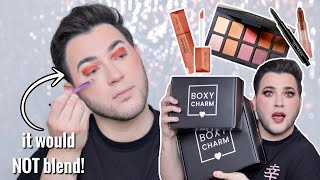 Boxycharm Double Unboxing Premium vs Base Box May 2021 try on [upl. by Lonergan855]