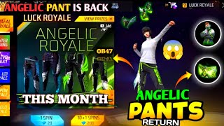 ANGELIC PANTS RETURN  UPCOMING EVENT IN FREE FIRE 2024  FF NEW EVENT  FREE FIRE NEW EVENT [upl. by Acinoda]