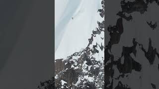 HUGE Avalanche Over Exposed Ridge [upl. by Ati417]