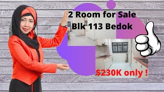 2 room flat Bedok North Blk 113 for sale by Roza Sure Bagus [upl. by Keavy]