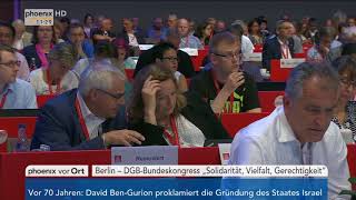 Rede des DGBVorsitzendem Reiner Hoffmann vom 14052018 [upl. by Uoliram]