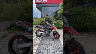 Ducati Hypermotard 698 Mono RVE with full Termignoni race exhaust [upl. by Cathi]