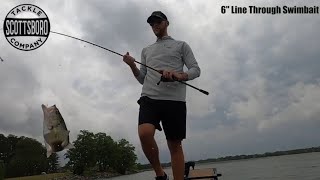 Scottsboro Tackle Co 6 Line Through Swimbait On Pickwick Lake Bassmaster Open [upl. by Hallette]