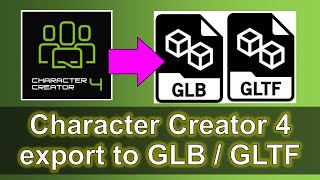 Character Creator 4 export to GLB amp GLTF with Blender  CC4 Pipeline Tutorial  Blender [upl. by Odama]