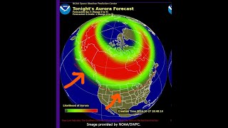 Aurora potential this evening West Coast earthquake update Sunday 10272024 [upl. by Nosecyrb]