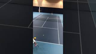 Resting wrist so doing slice backhand [upl. by Jariah]