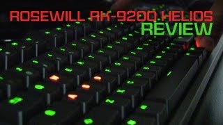 Rosewill RK9200 Helios Mechanical Gaming Keyboard Review [upl. by Doownelg640]