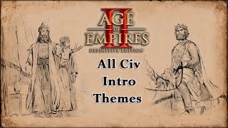 Age of Empires II Definitive Edition Civilizations Intro Theme Civ Jingles [upl. by Merton245]