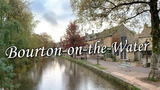 Bourton on the water The Venice of the Cotswolds Morning stroll around a unique English village [upl. by Brandise]