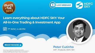 HDFC SKY Your AllinOne Trading amp Investment App [upl. by Adnylam]