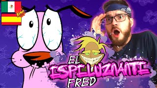 REACCION al DOBLAJE de CORAJE EL PERRO COBARDE ðŸ¶ðŸ˜± El espeluznante Fred ðŸ˜±Tengo mieedo [upl. by Ablem]