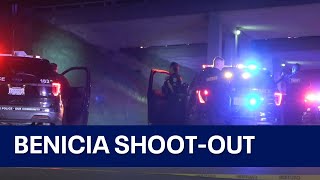 Shootout with Benicia police ends in arrests [upl. by Elleinahc]