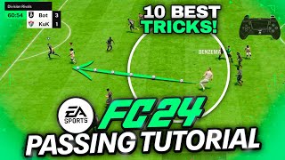 The 10 PASSING TRICKS You Need to Know in EAFC 24 [upl. by Enineg]