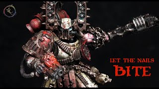 KHARN THE BETRAYER  Painting the BLOODIEST space marine in WARHAMMER [upl. by Menendez]