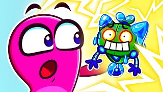 Robot Slime Song 🤖  Funny Kids Songs [upl. by Oniluap]