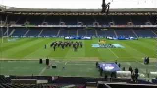 Flower of Scotland The Pipe warms up ahead of Scotlands 6 Nations clash v Ireland [upl. by Kalvin637]