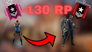 I Went Down 130 RP In R6 RANKED Jager Black Ice l Rainbow Six Siege [upl. by Naihr]