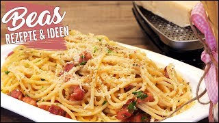 Spaghetti Carbonara zubereiten  Pasta 🧀 [upl. by Elleyoj]