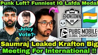 Saum Babu Leaked Krafton Meeting For International Tournament amp Juicy FF 😂amp Funniest IG Medal Lafda🤣 [upl. by Tnert]