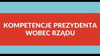 Powtórka z WOSu kompetencje prezydenta [upl. by Orozco]