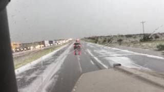 I Survived the Hail Storm of New Mexicotornado like winds Vega Tx flooding in Amarillo Tx DAM N [upl. by Annahsor]