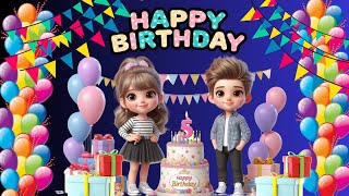 Hindi Happy Birthday Song  Hindi Rhymes For Toddlers  Hindi Happy Birthday Gana P2 [upl. by Ynohtna]