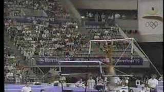 Li Li  1992 Olympics EF  Uneven Bars [upl. by Vevine165]