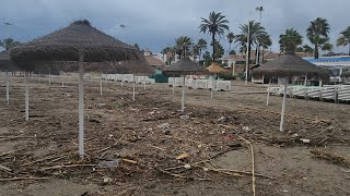 October 30th 2024 DANA Distruction at Benalmadena and Torremolinos shoreline Spain [upl. by Netsyrc408]